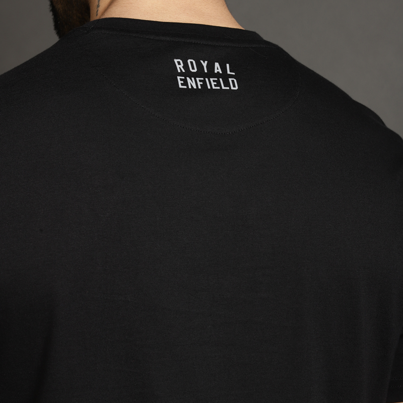 로얄 사이버 라이딩 블랙 티셔츠-2